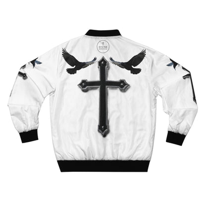 Faithful Guardians – Cross & Crows Men’s Bomber Jacket