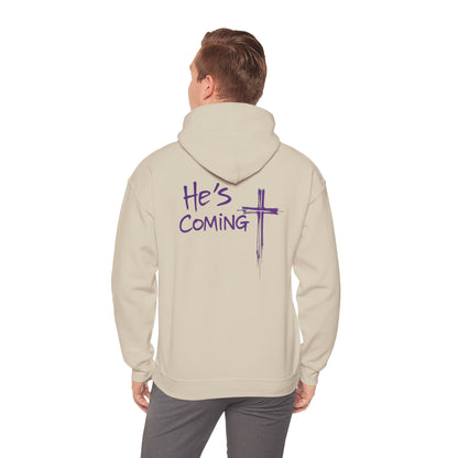 He's Coming, Prepare the Way – Christian Men's Hoodie