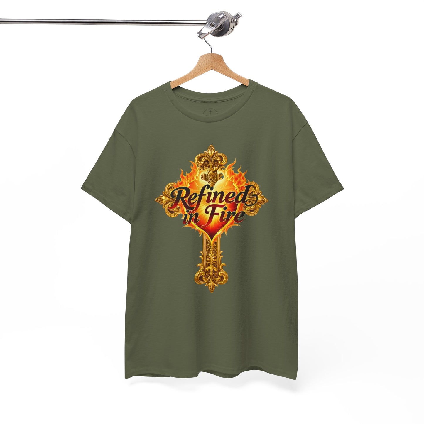 Refined in Fire — Men's Ornate Christian T-Shirt