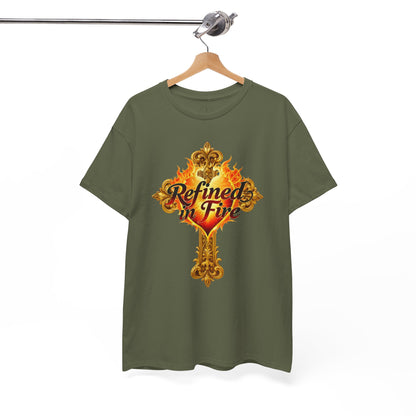 Refined in Fire — Men's Ornate Christian T-Shirt
