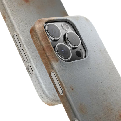 Old Steel Finish iPhone Snap Case