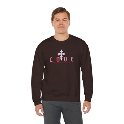 Fearless Love Men’s Sweater – Courage in Faith