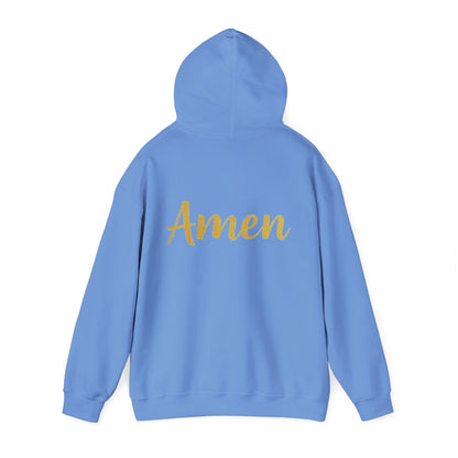 Amen Men’s Hoodie – Inspirational Christian Faith Apparel