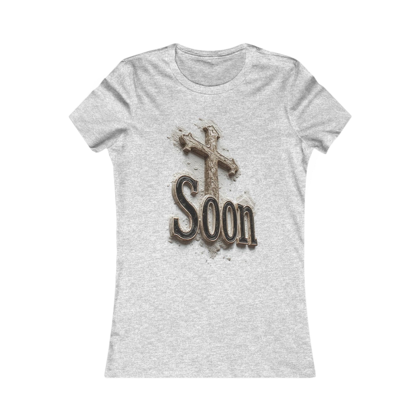 Christian Women’s Favorite Tee – Soon Cross Shirt