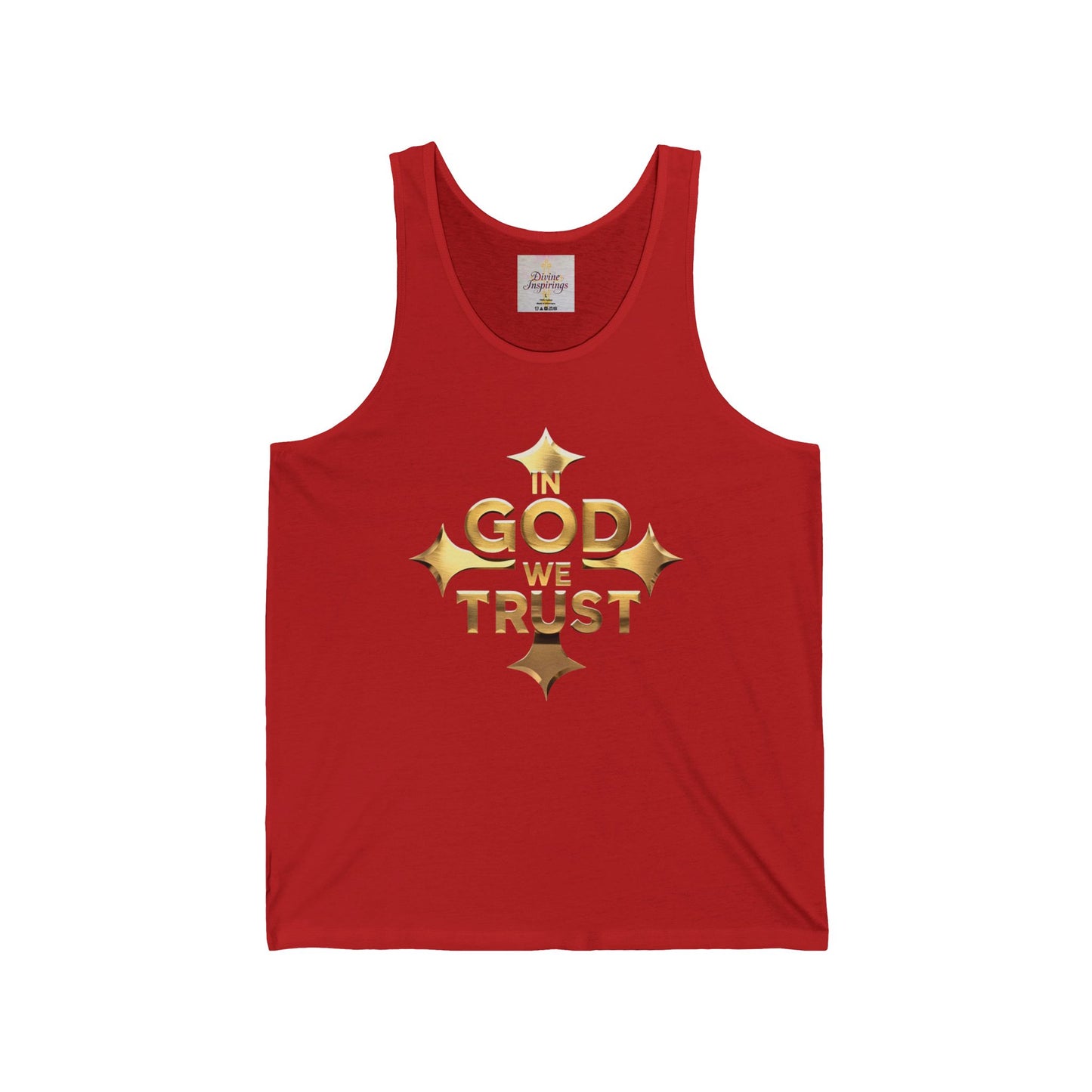 In God We Trust (Gold) – Women’s Christian Tank Top