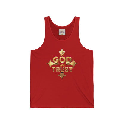 In God We Trust (Gold) – Women’s Christian Tank Top