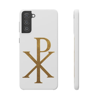White Chi Rho Snap Case for Samsung – Guiding Light