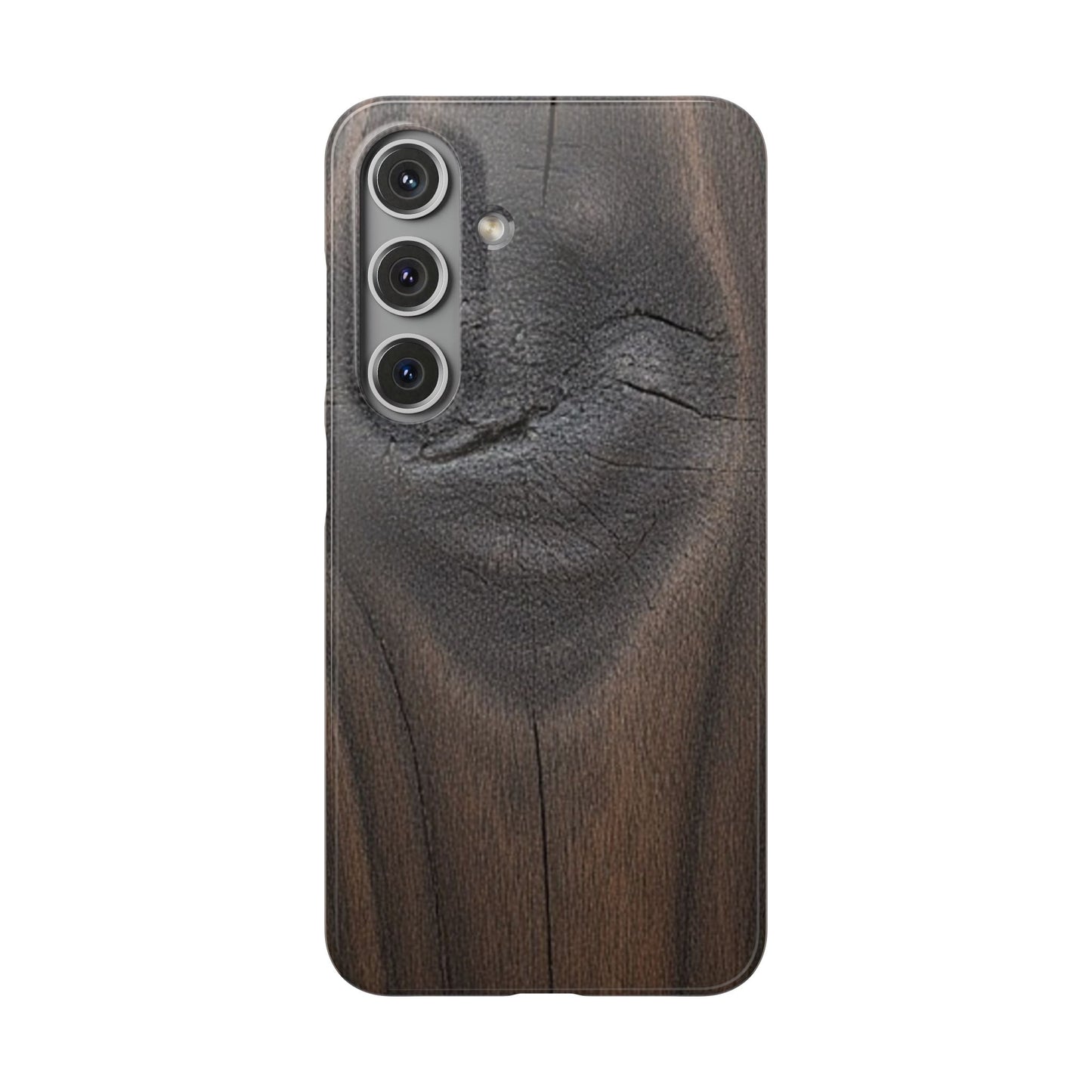 Dark Wood Grain Samsung Snap Case