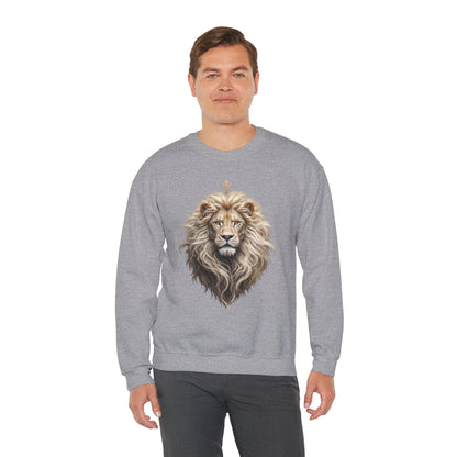 Christ is King (Lion of Judah) - Men's Christian Sweatshirt