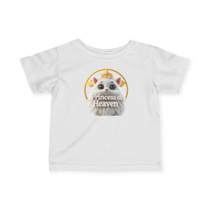 Infant Girls’ “Princess of Heaven” Christian T-Shirt – Baby Faith Tee