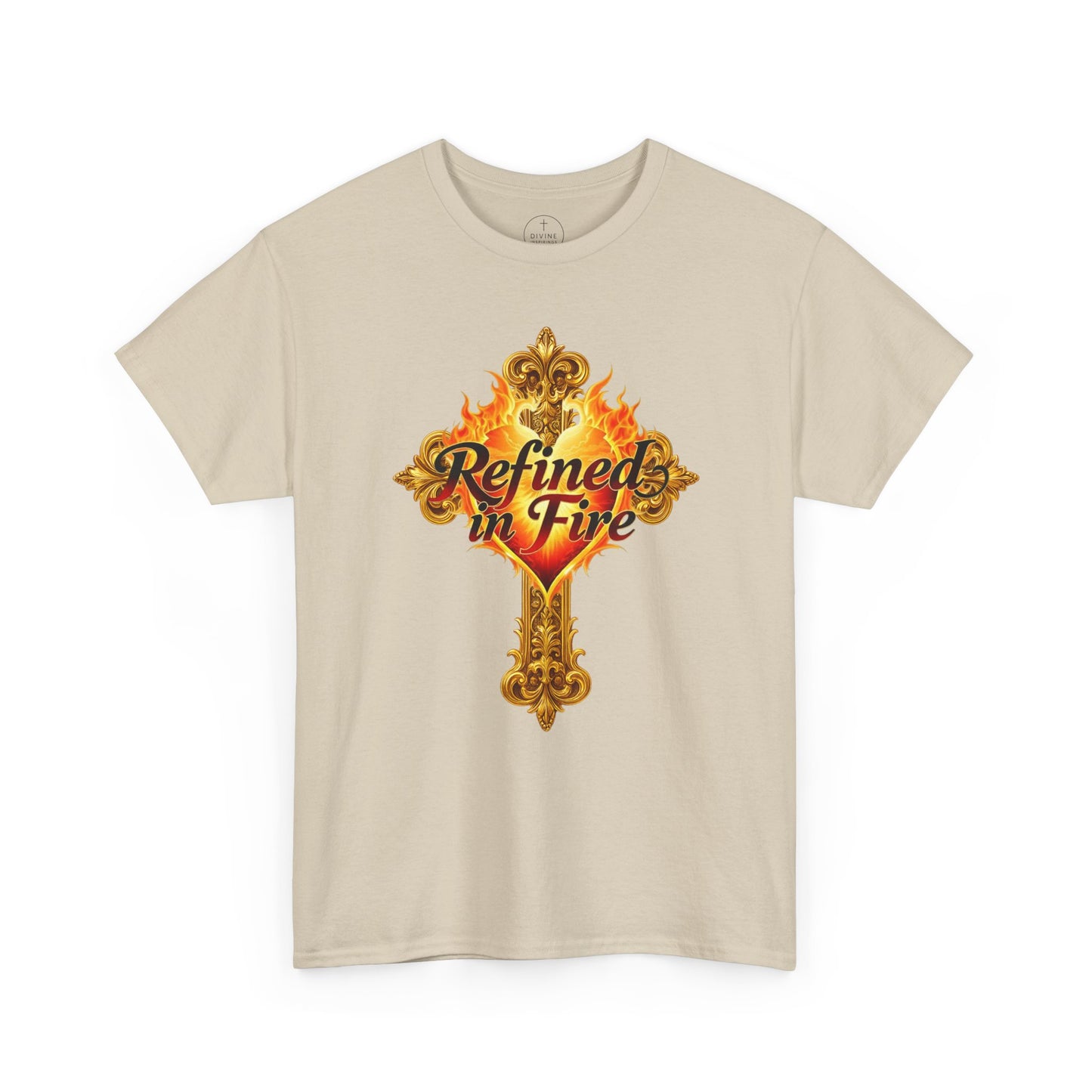 Refined in Fire — Men's Ornate Christian T-Shirt