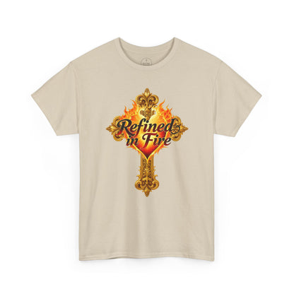 Refined in Fire — Men's Ornate Christian T-Shirt