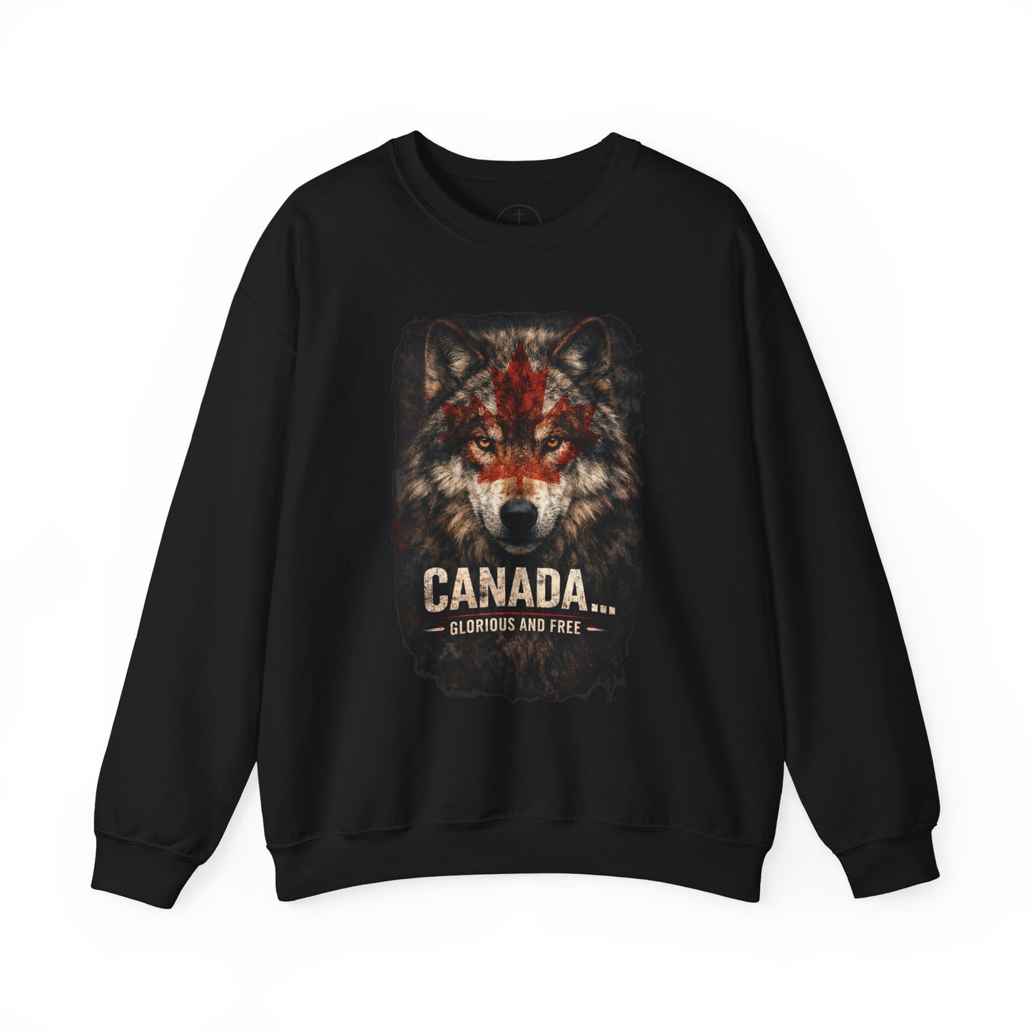 Canada War Paint: Glorious and Free - Men's Sweatshirt