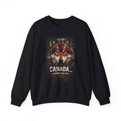 Canada War Paint: Glorious and Free - Men's Sweatshirt