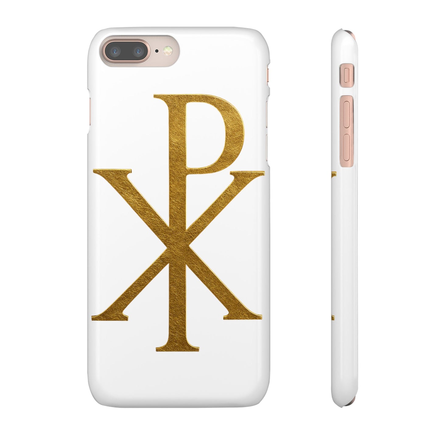 White Chi Rho Snap Case for iPhone – The Way, Truth & Life