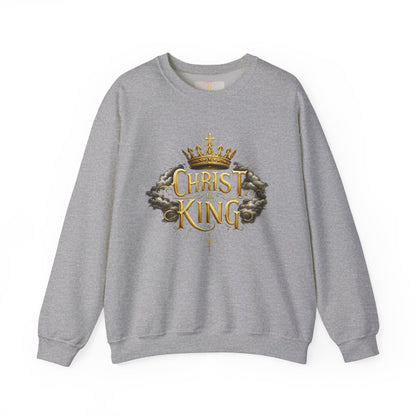 Christ is King (Gold) - Women's Christian Sweatshirt