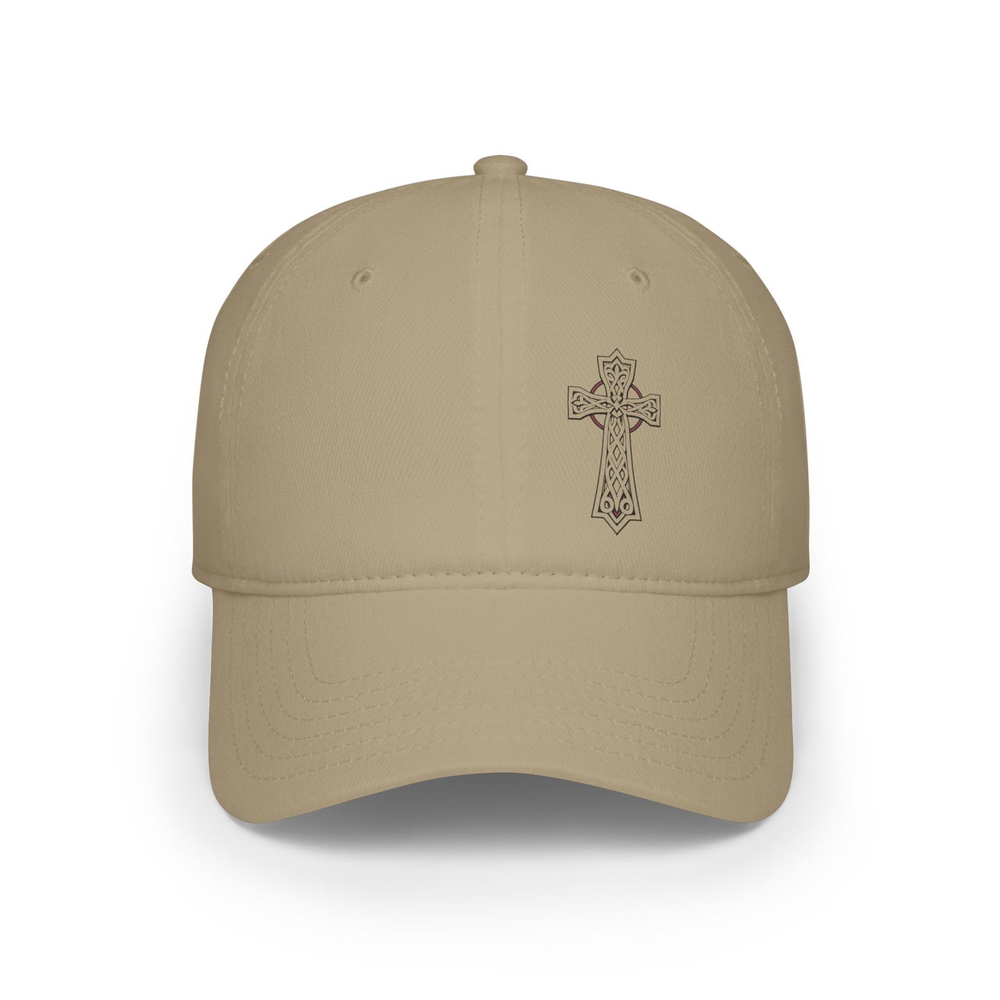 Celtic Cross Christian Low Profile Baseball Cap – Faith-Inspired Embroidered Hat