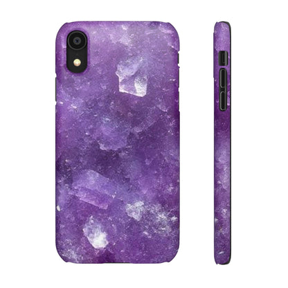 Amethyst Crystal Finish iPhone Snap Case