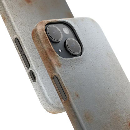 Old Steel Finish iPhone Snap Case