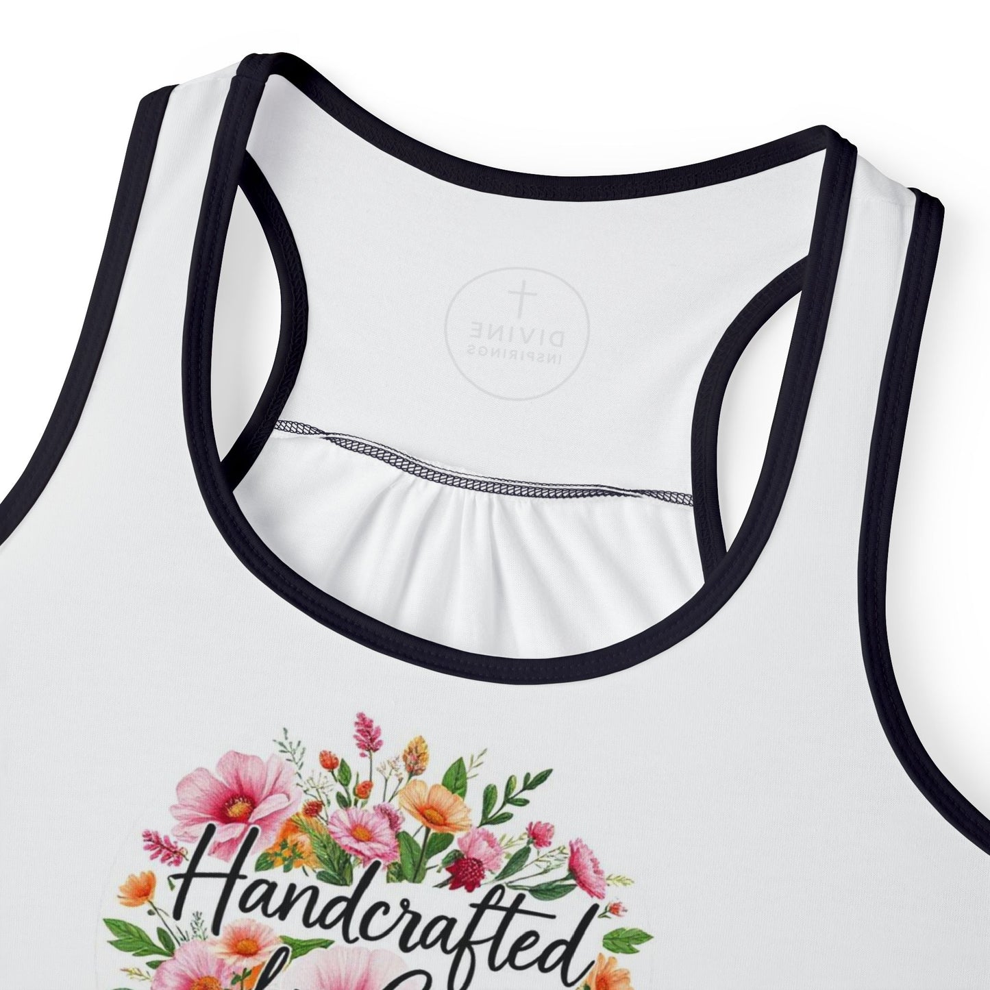 Handcrafted by God Women’s Christian Tank Top – Fearfully and Wonderfully Made
