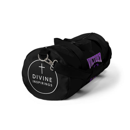 Victory in Every Step in Black – Duffel Bag