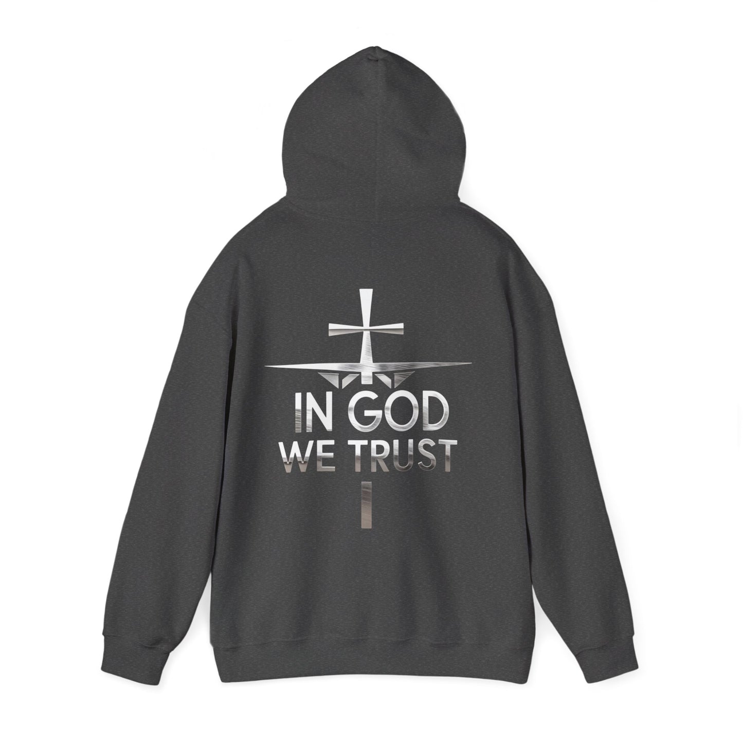 In God We Trust | Women’s Christian Hoodie with Back Design Print