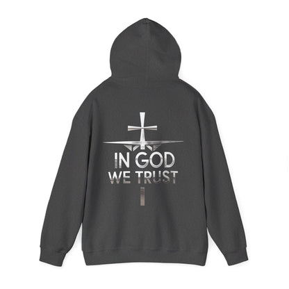 In God We Trust | Women’s Christian Hoodie with Back Design Print