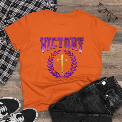 Divine Victory Women’s Tee – Victory in Every Step
