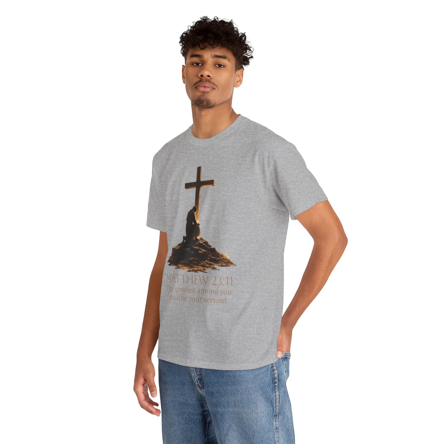 Humble Servant - Men's Christian T-Shirt (Front Design)