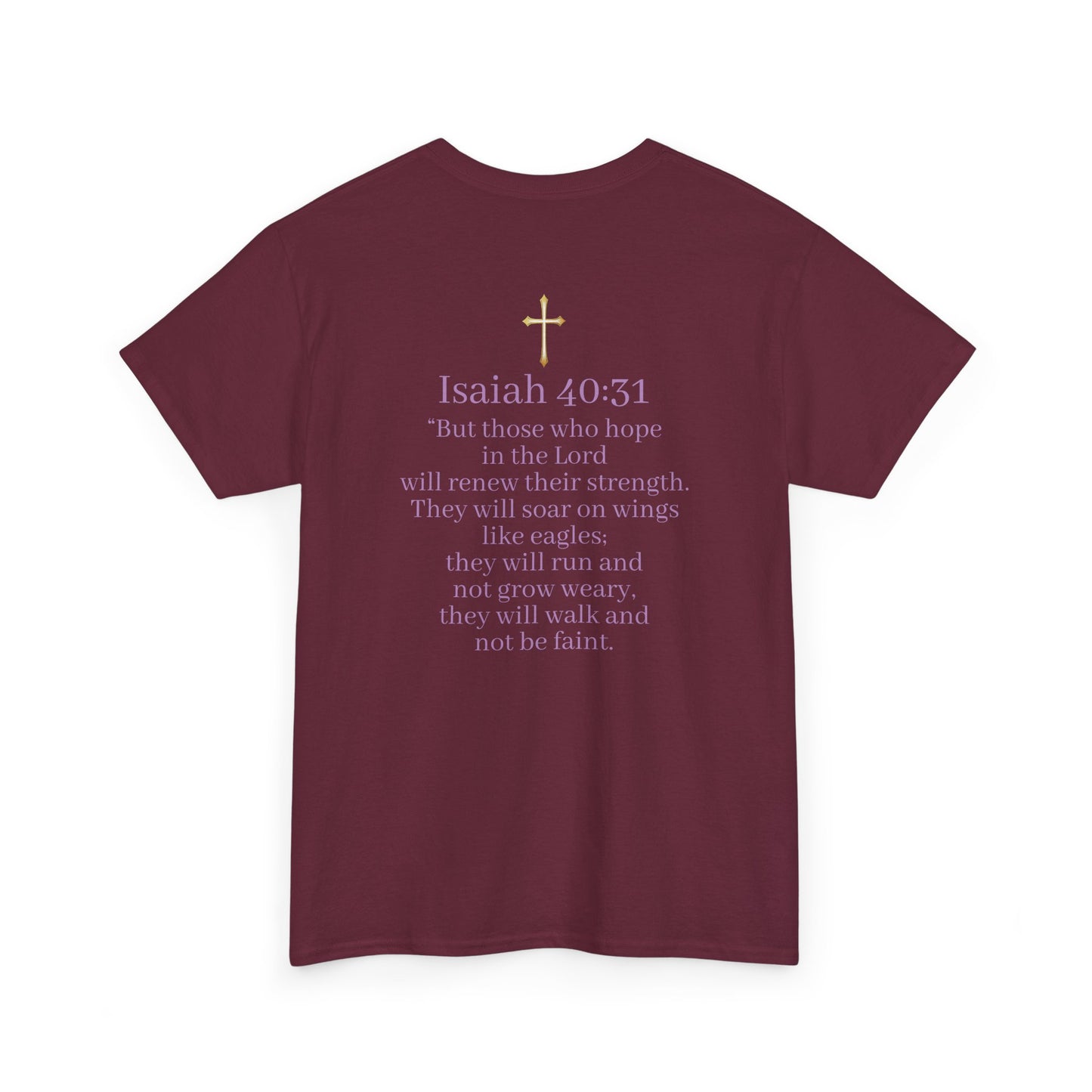 Men’s “Hope” Tee – Bold Scripture Design | Isaiah 40:31