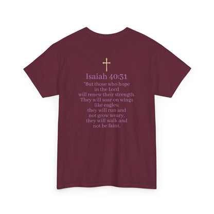 Men’s “Hope” Tee – Bold Scripture Design | Isaiah 40:31