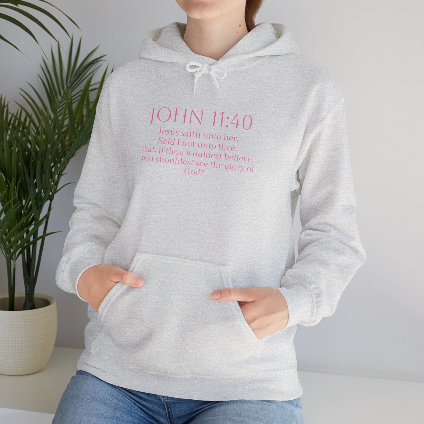 Believe | Women’s Christian Hoodie with John 11:40