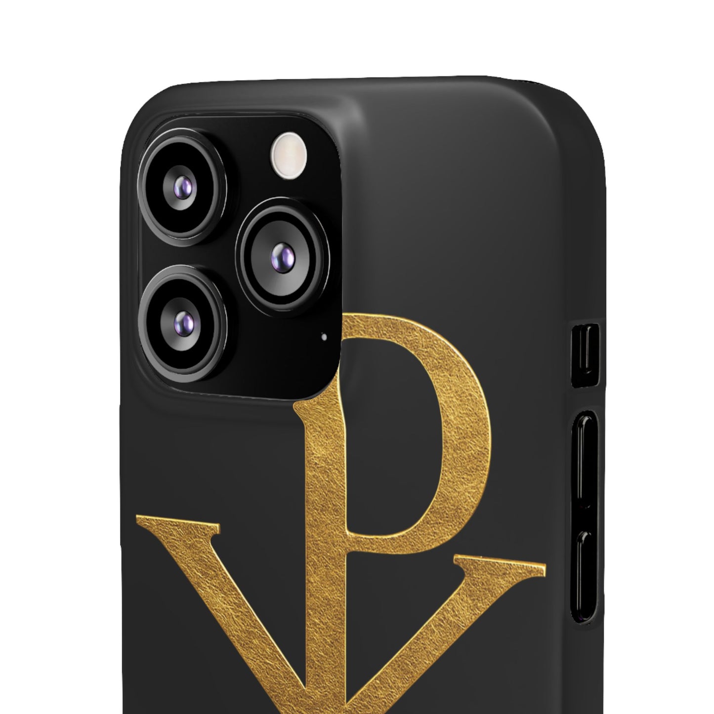 Black Chi Rho Snap Case for iPhone – The Way, Truth & Life