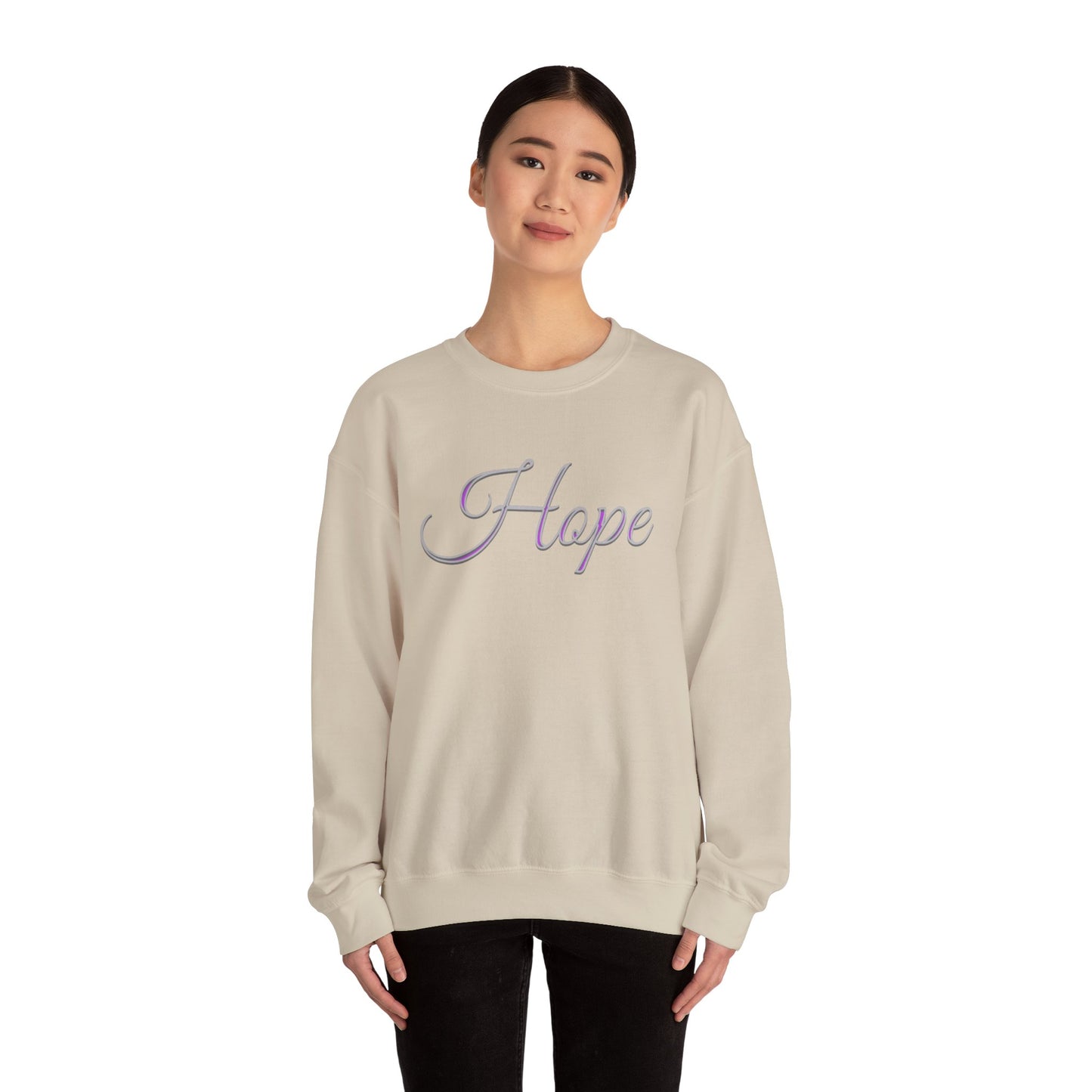 Women’s “Hope” Sweatshirt – Inspirational Scripture Hoodie | Romans 15:13