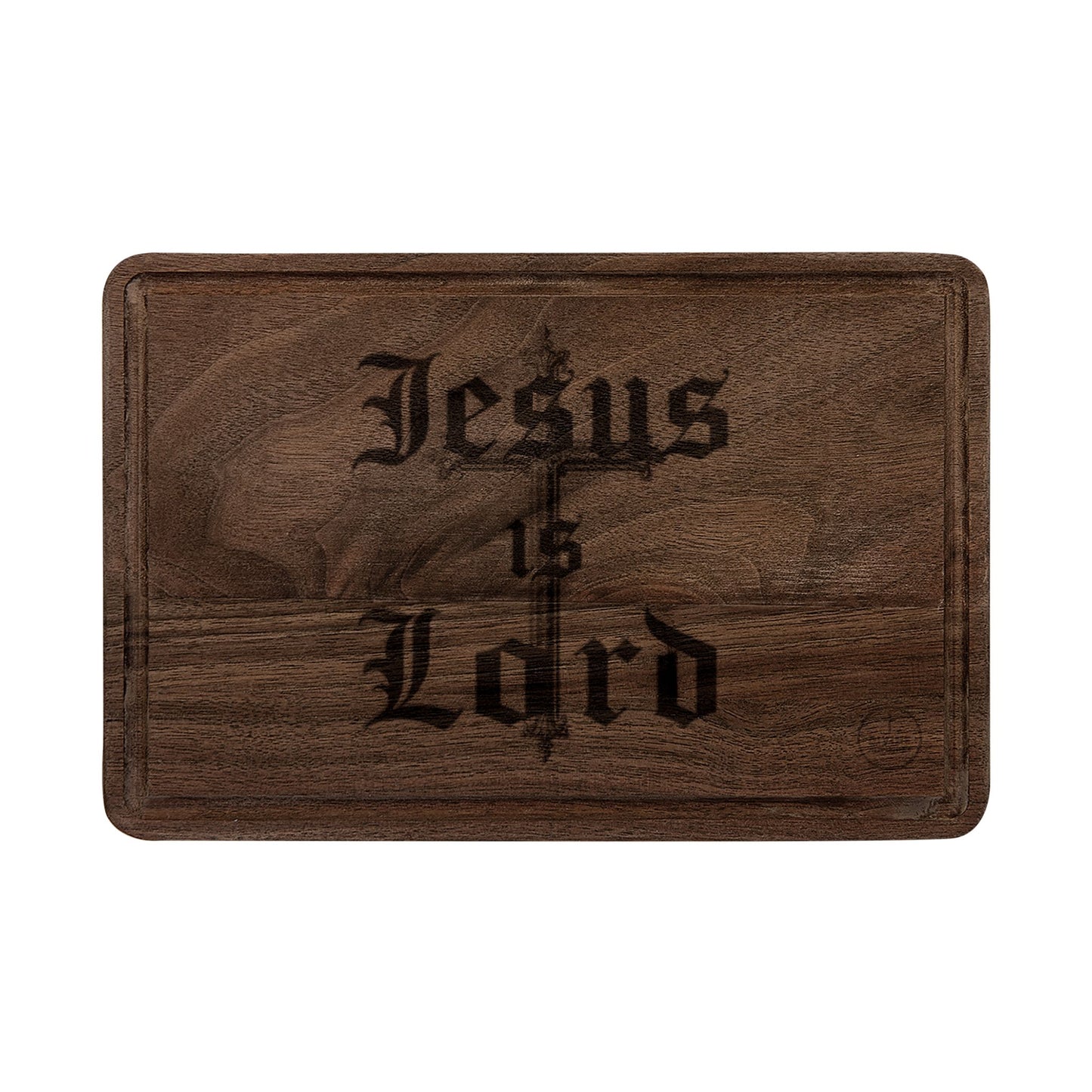 Jesus Is Lord — Bold Cross Cutting Board