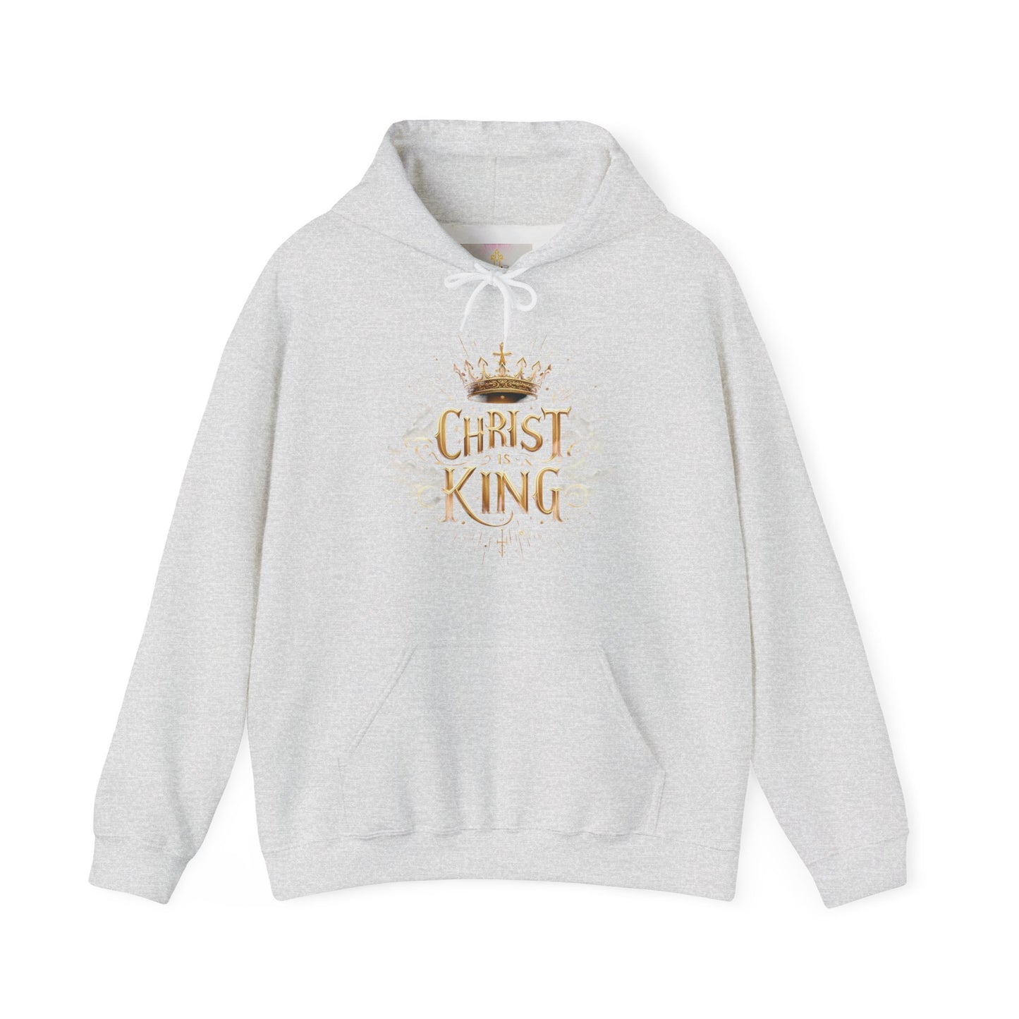 Men’s “Christ is King” Christian Hoodie – Bold Sovereignty Faith Pullover