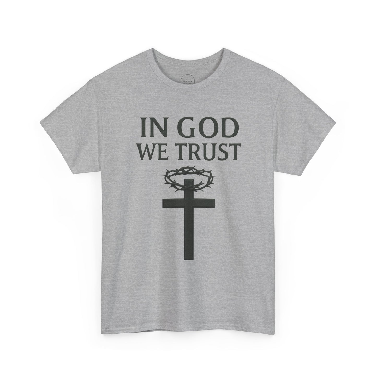 In God We Trust (Crown of Thorns) – Men’s Christian Tee
