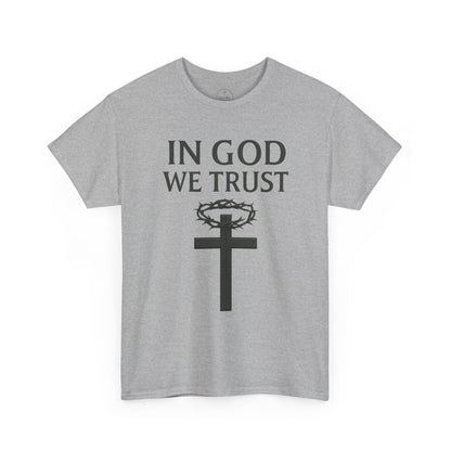 In God We Trust (Crown of Thorns) – Men’s Christian Tee