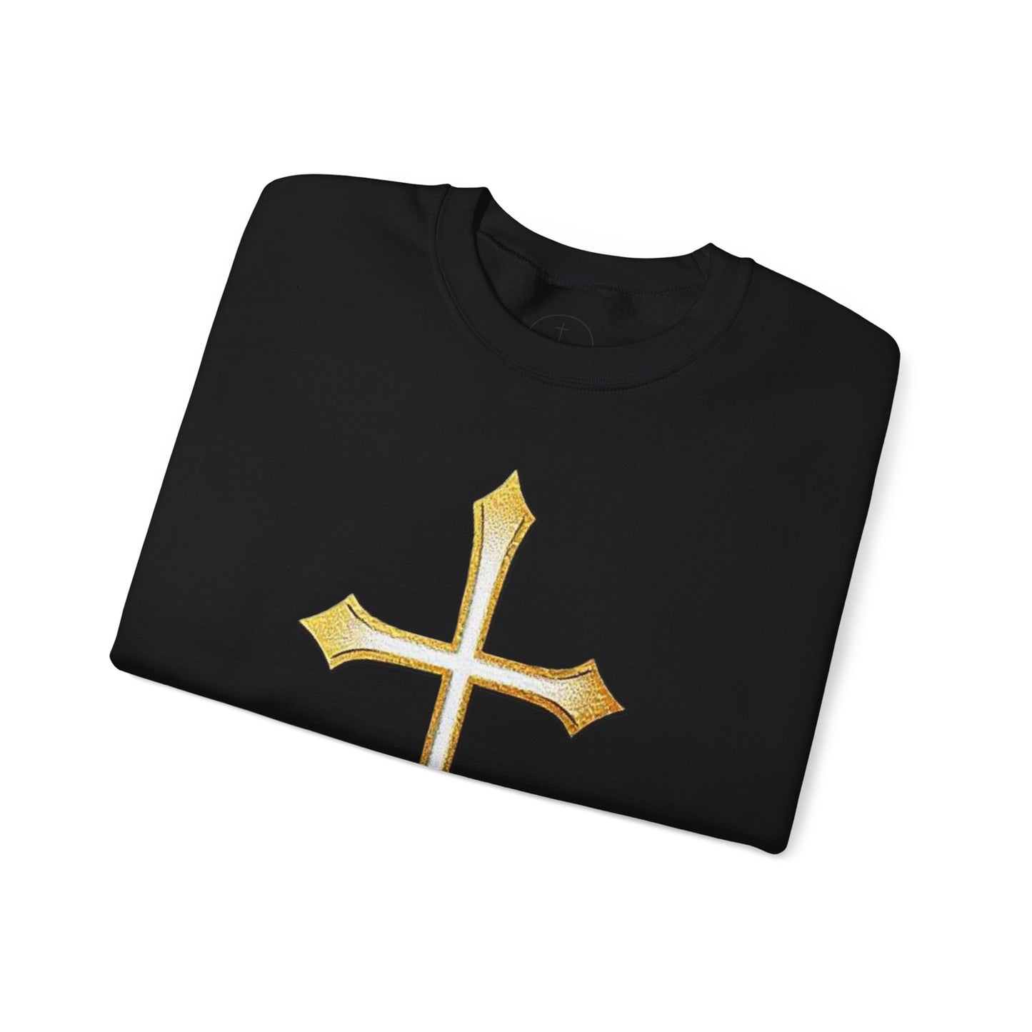 Gold Cross Men's Christian Sweatshirt