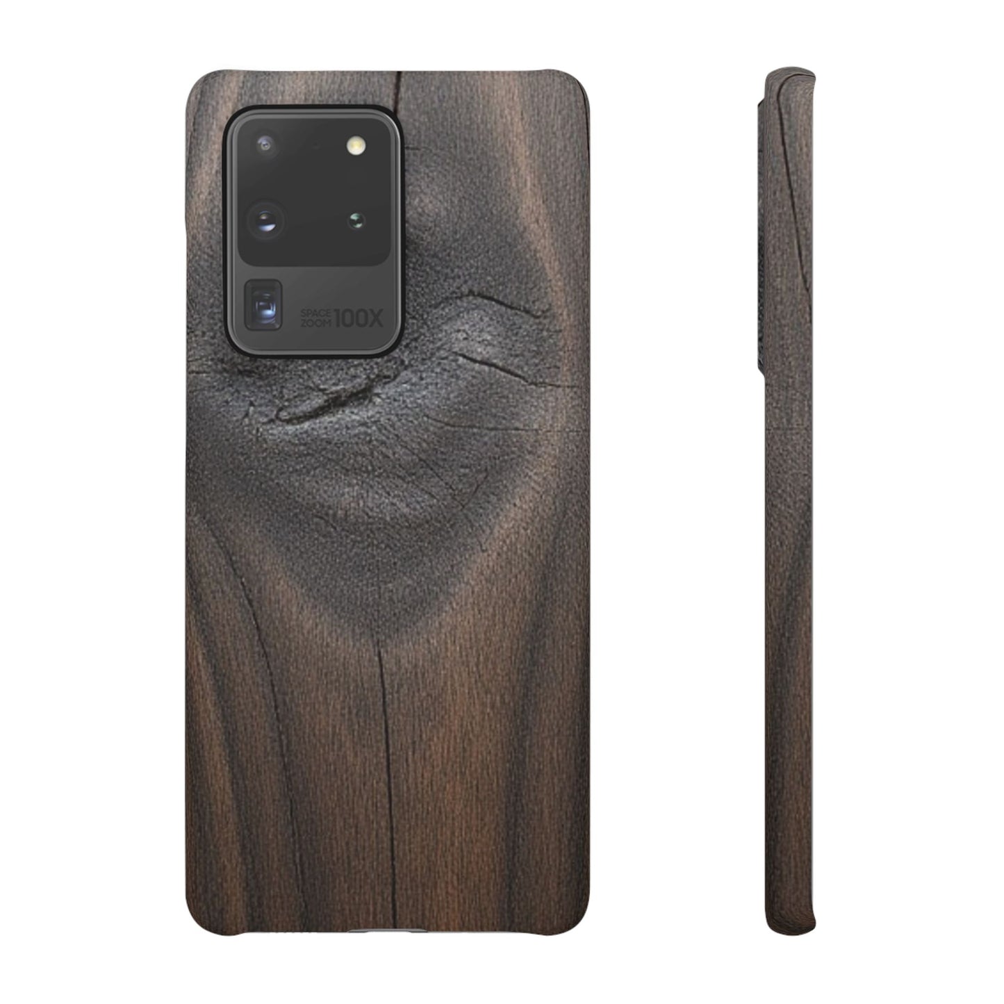 Dark Wood Grain Samsung Snap Case