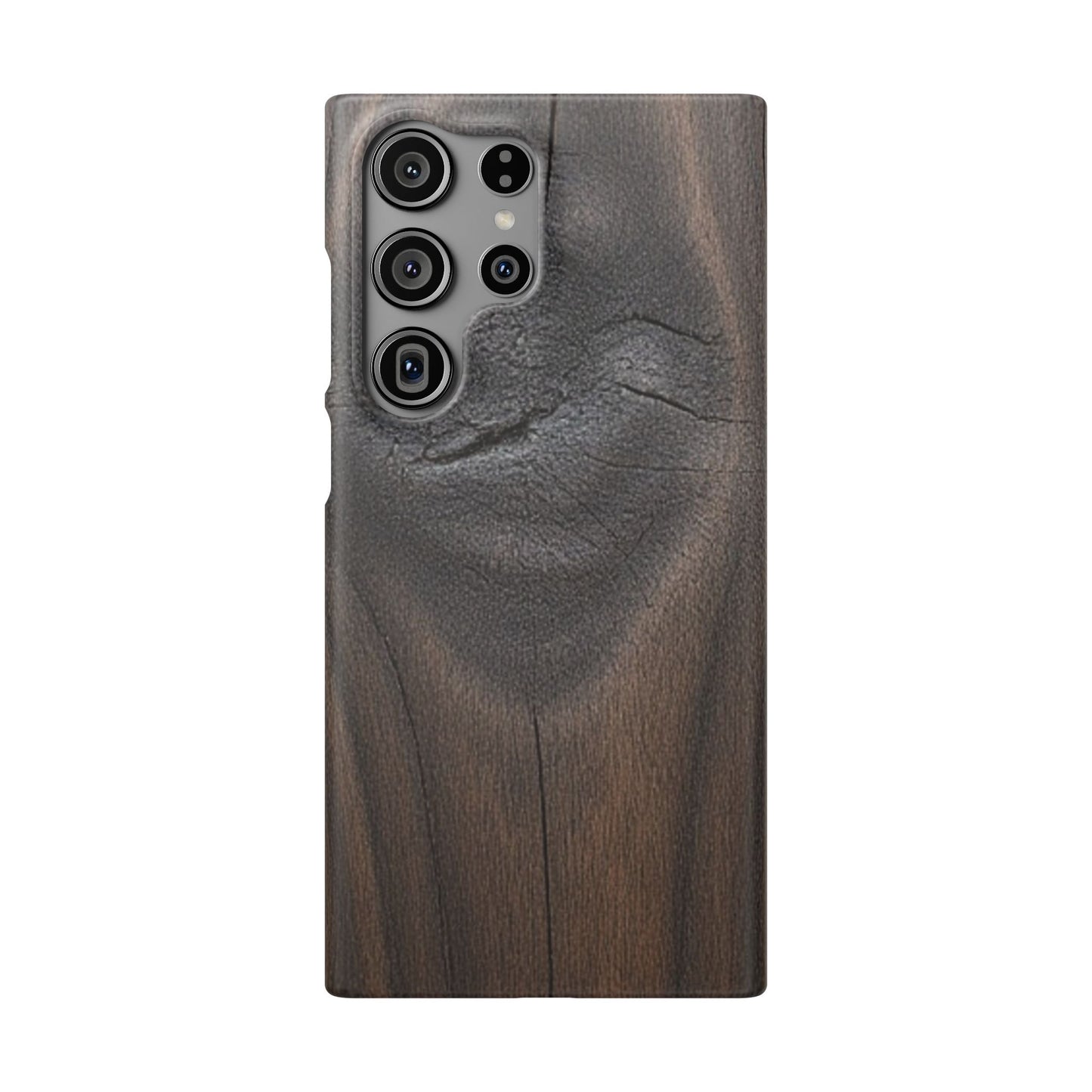 Dark Wood Grain Samsung Snap Case