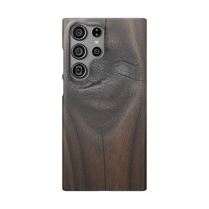 Dark Wood Grain Samsung Snap Case