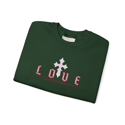Fearless Love Men’s Sweater – Courage in Faith