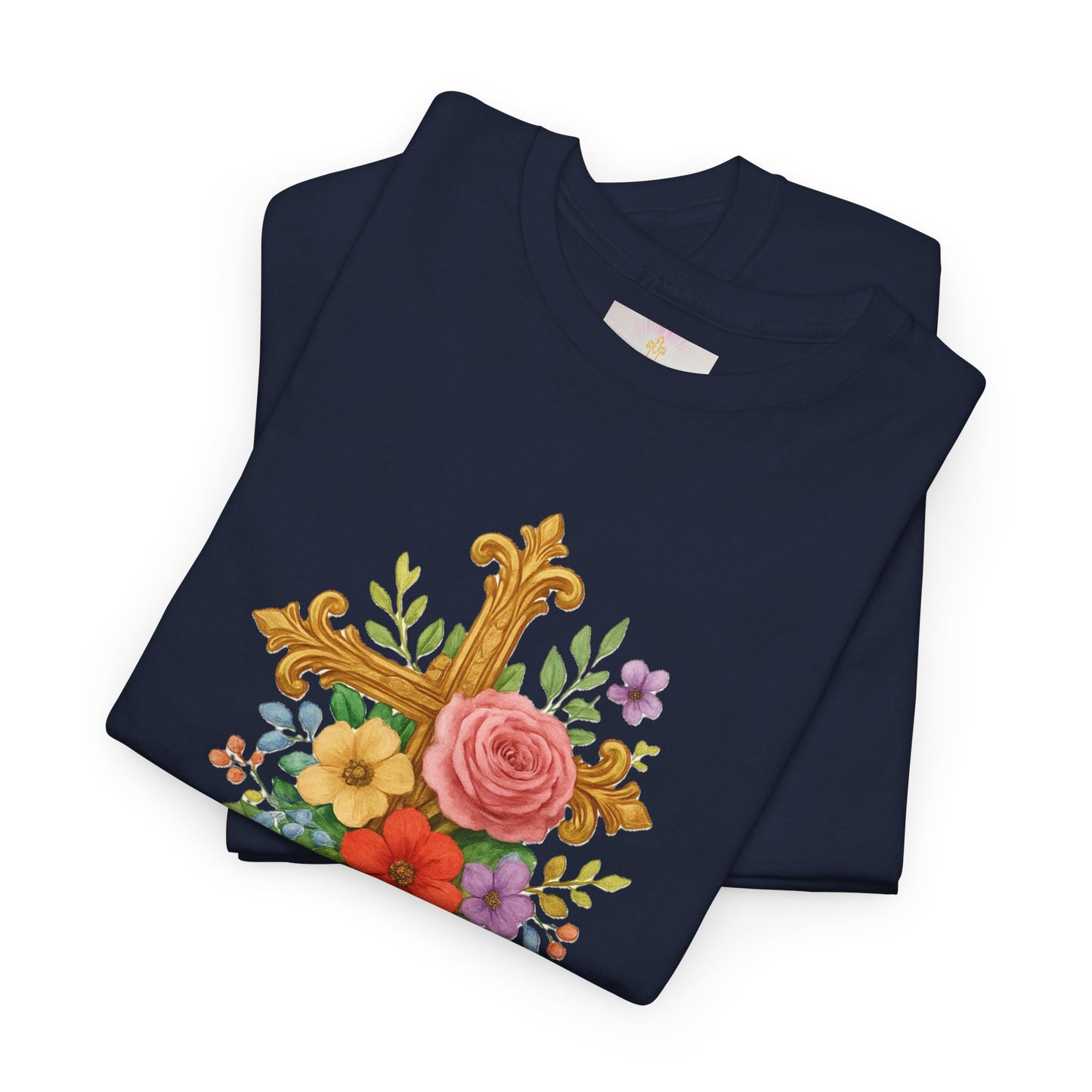 Floral Cross Tee - Women's Christian Apparel