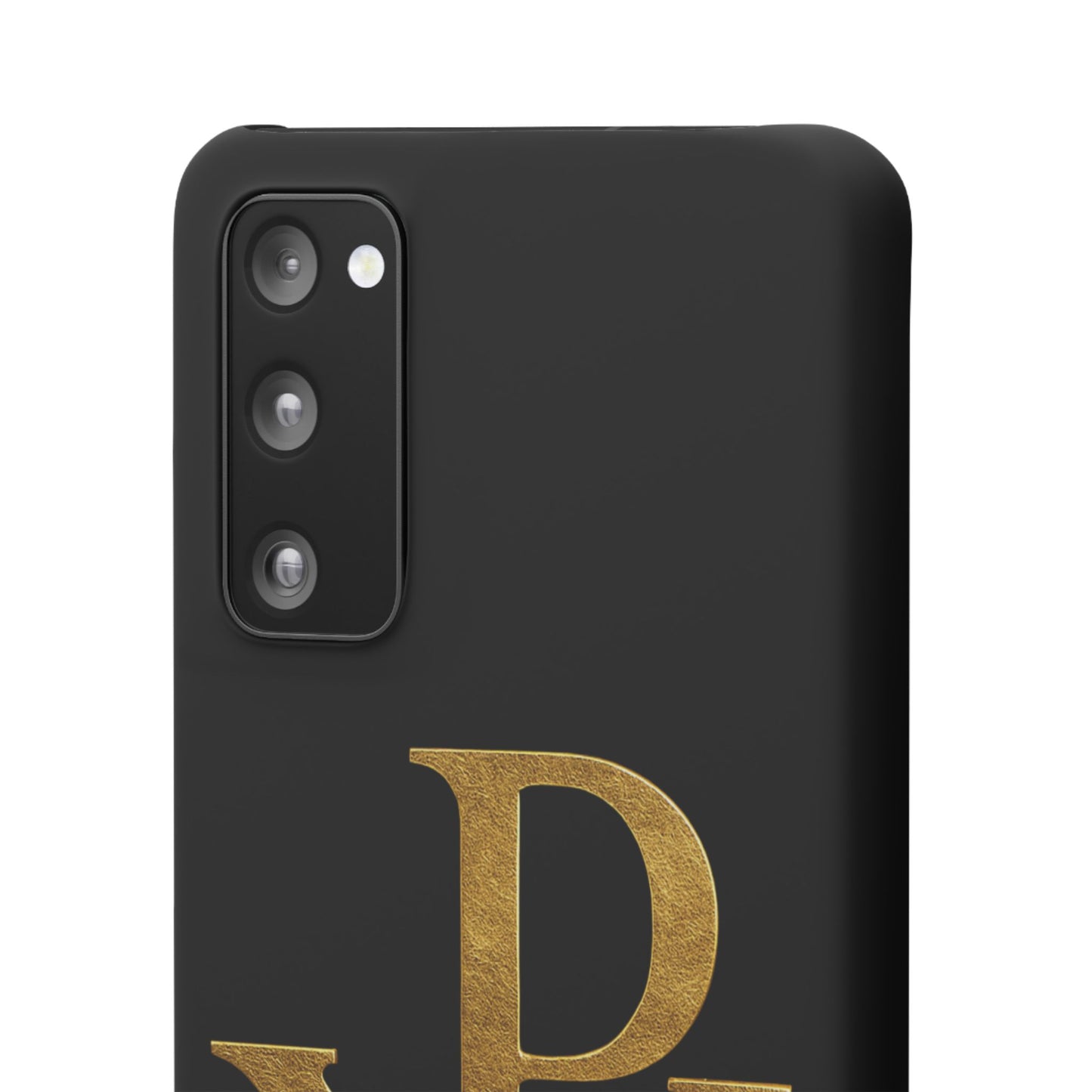 Our Eternal Hope in Christ - Black Chi Rho Snap Case for Samsung