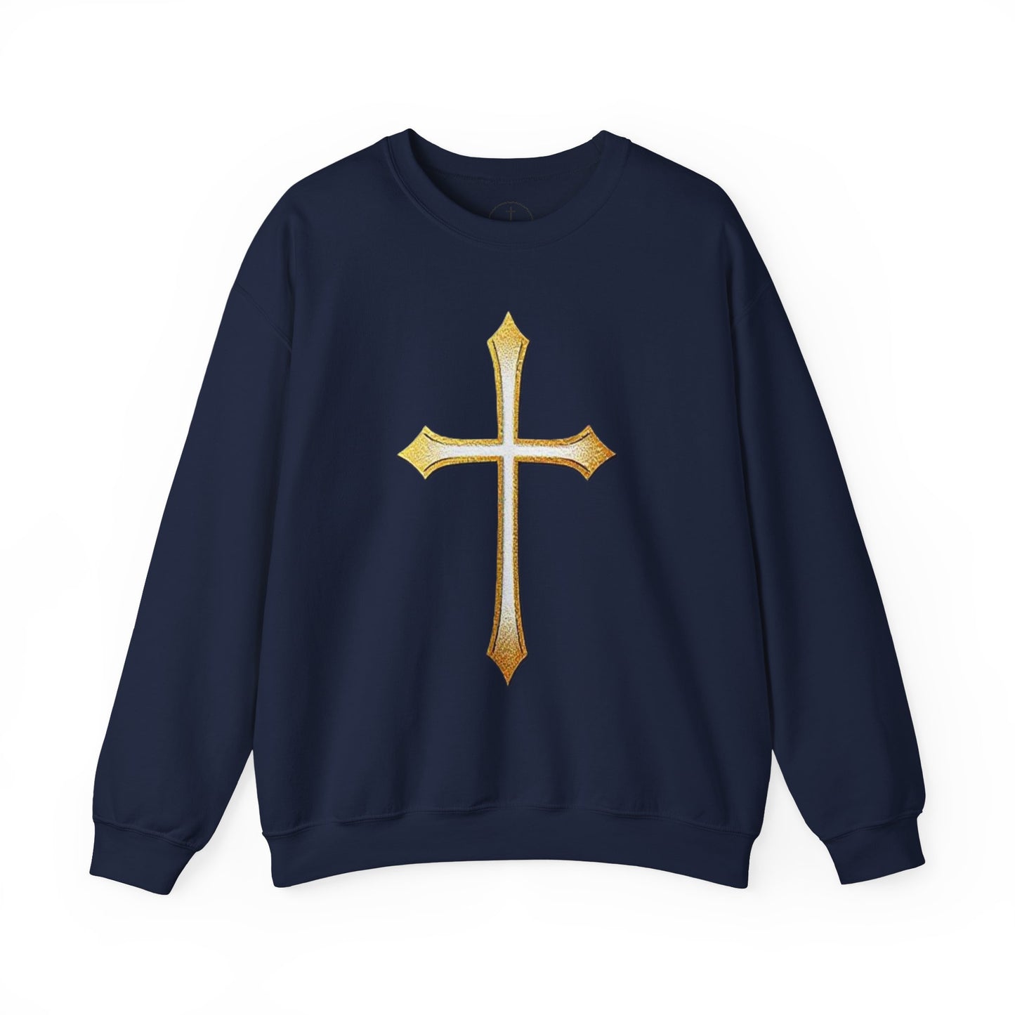 Gold Cross Men's Christian Sweatshirt