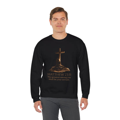 Humble Servant - Men's Christian Sweatshirt (Front Design)