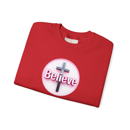 Believe | Women’s Christian Sweatshirt with John 11:40