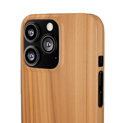 Natural Wood Grain iPhone Snap Case