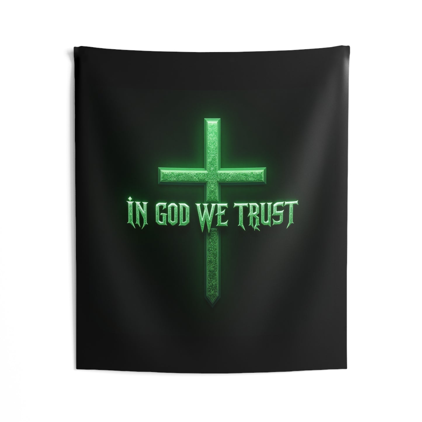 In God We Trust – Bold Faith Wall Tapestry for the Brave